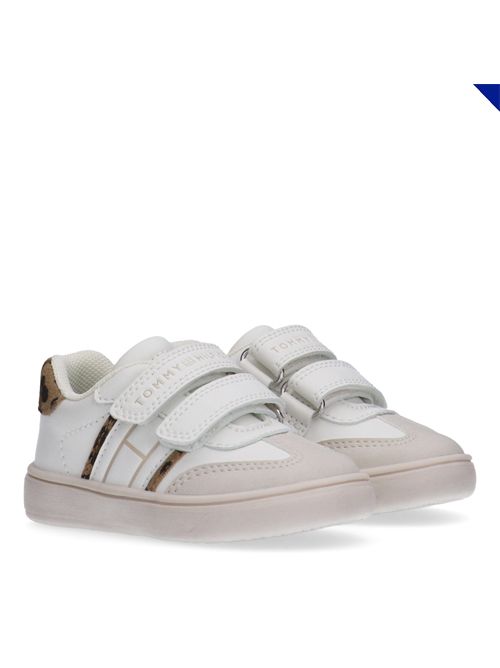 Sneakers a strappo bianche